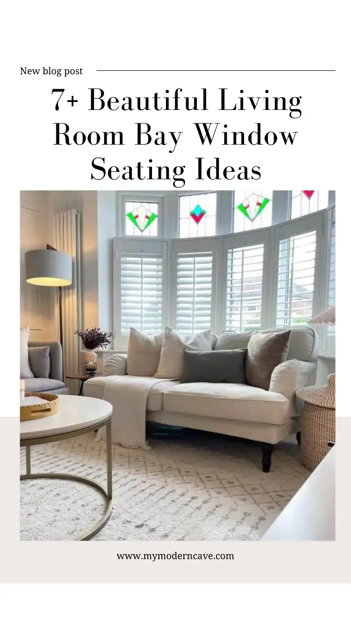 Living Room Bay Window Seating Ideas Infographic