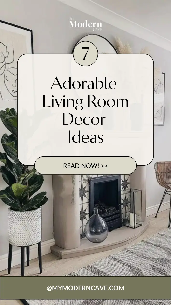 Living Room  Decor Ideas Infographic