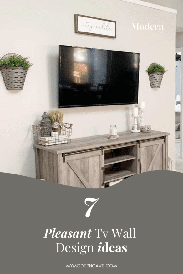 7+ Farmhouse TV Wall Design Ideas Perfect for Achieving a Balance of ...