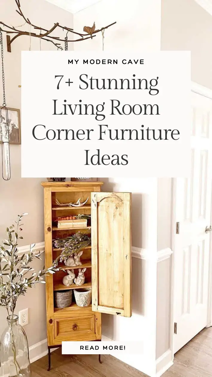 Living Room Corner Furniture Ideas Infographic