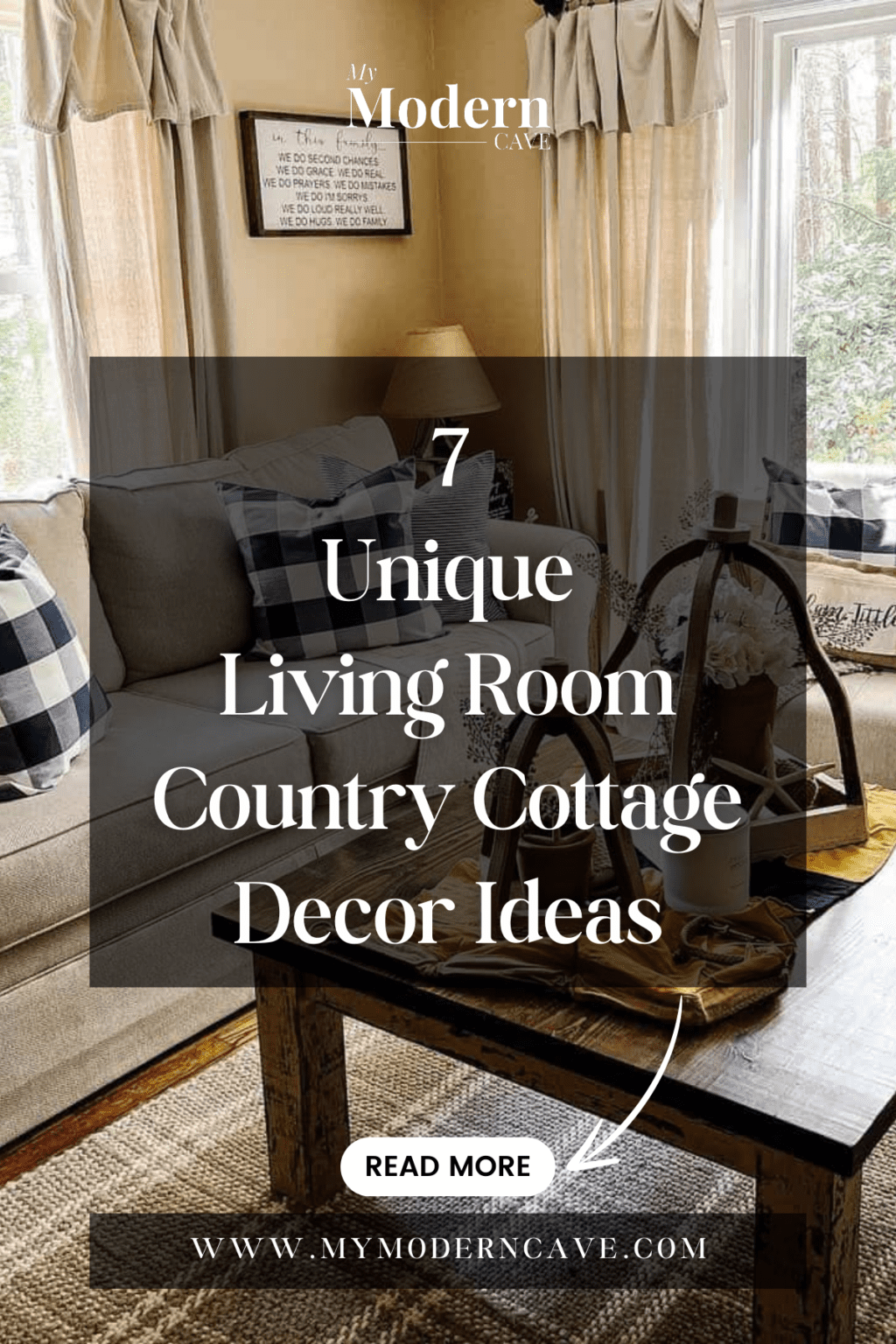7+ Country Cottage Décor Ideas to Elevate Your Farmhouse Living Room ...