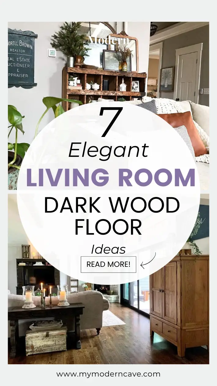 Living Room Dark Wood Floor Ideas Infographic