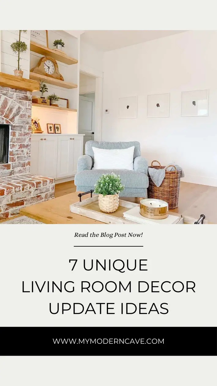Living Room Decor Update Ideas Infographic