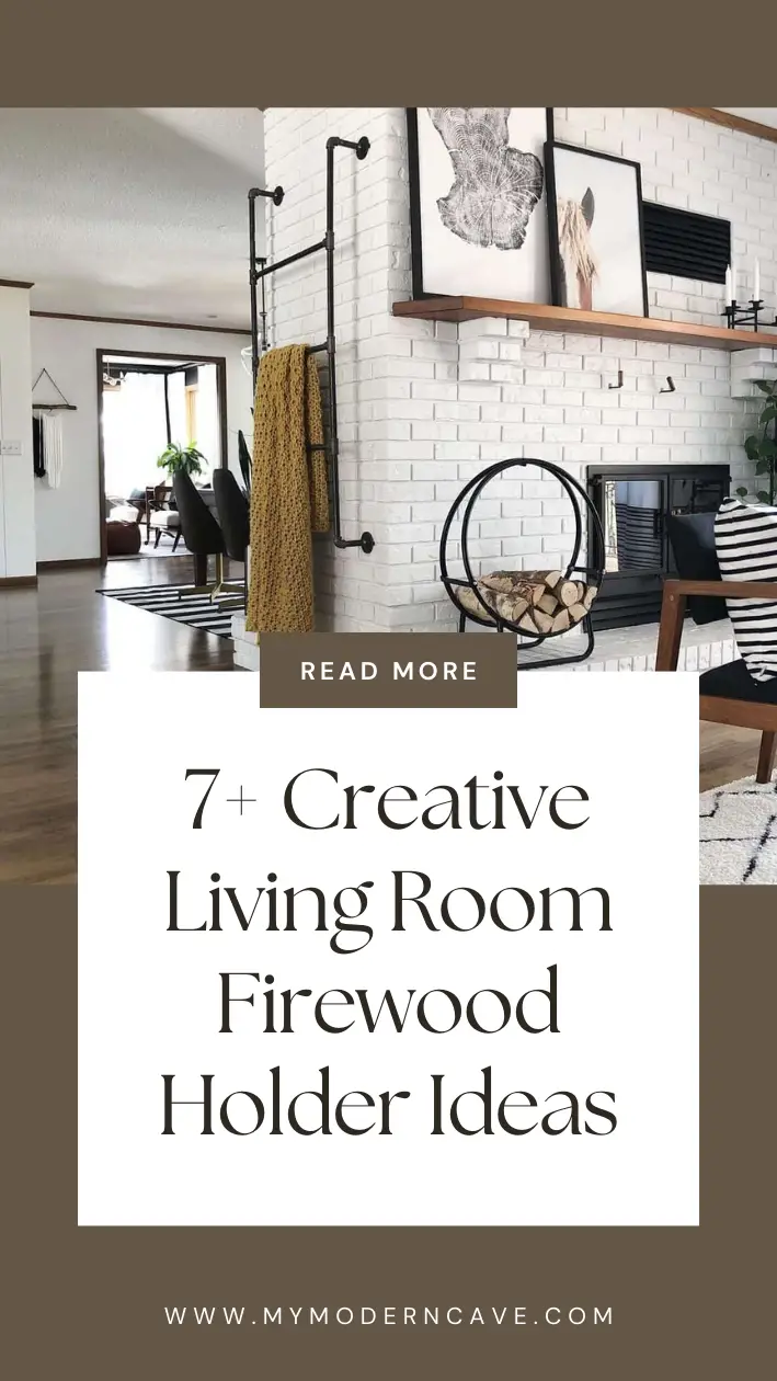 Living Room Firewood Holder Ideas Infographic