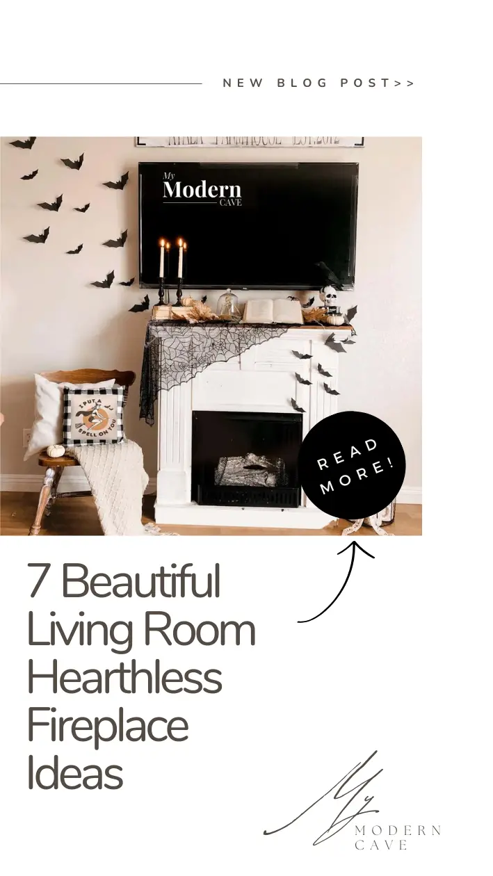 Living Room Hearthless Fireplace  Ideas Infographic
