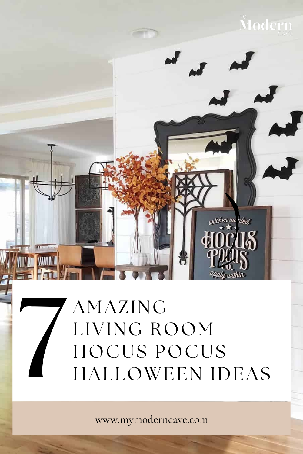 Living Room Hocus Pocus Halloween Ideas Infographic