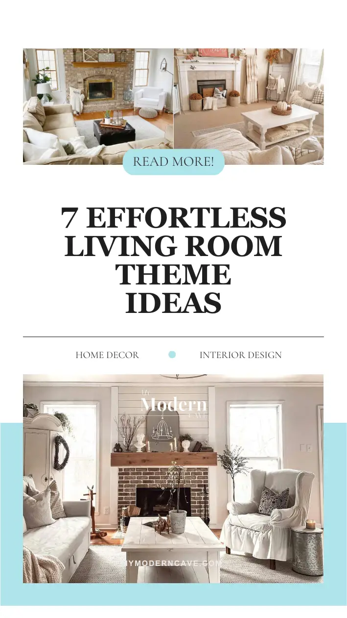 Living Room Theme Ideas Infographic