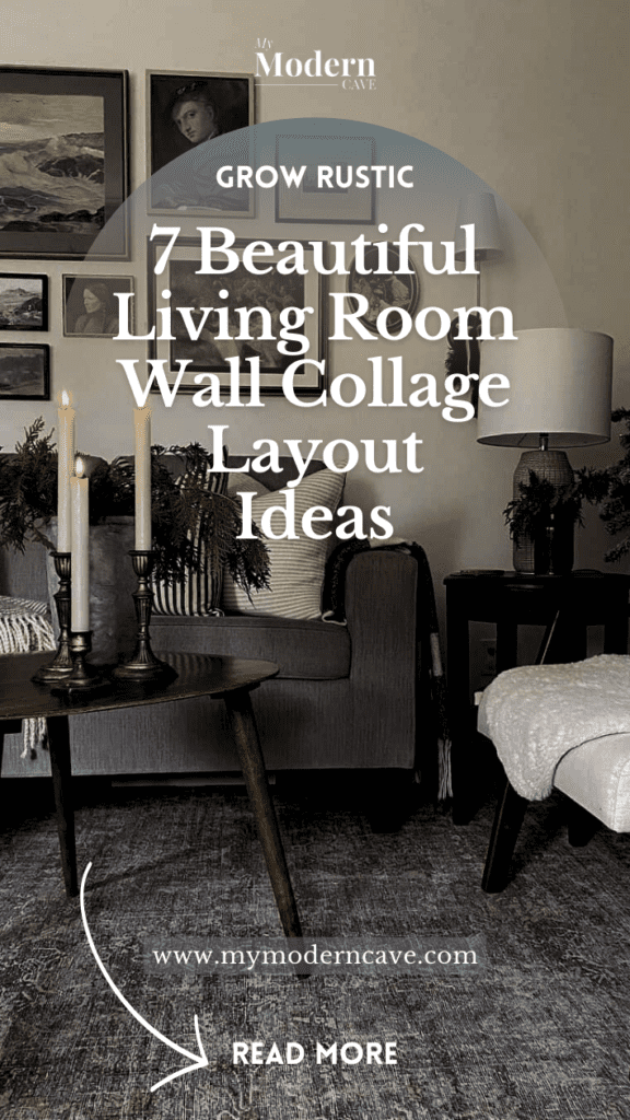 7+ Artful Wall Collage Layouts to Personalize Your Farmhouse Living Room