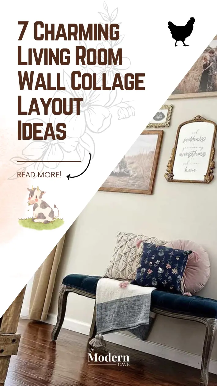 Living Room Wall Collage Layout Ideas Infographic