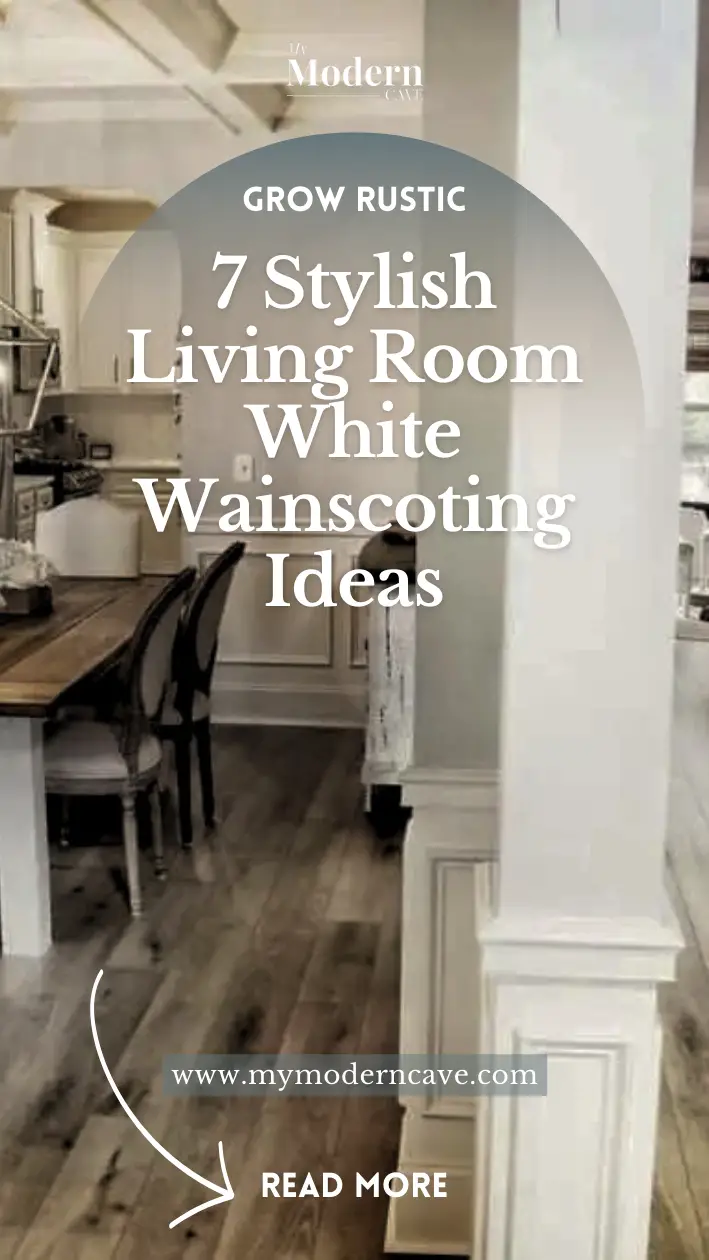 Living Room White Wainscoting Ideas Infographic