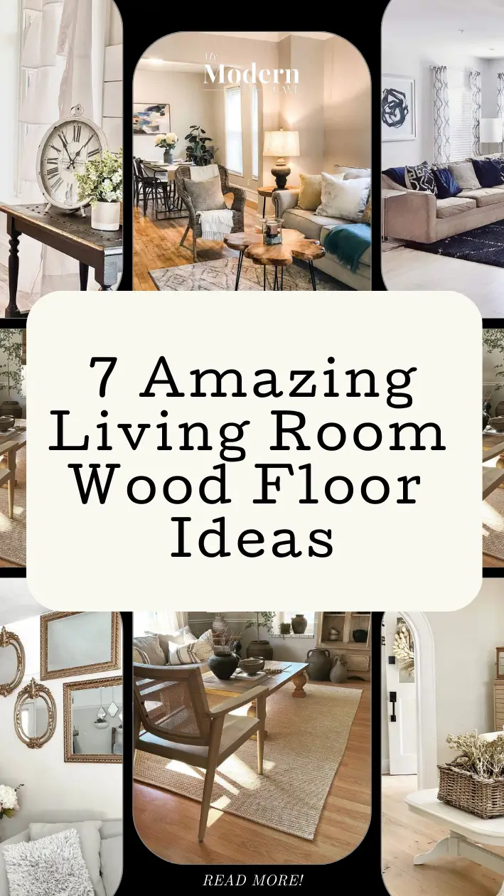 Living Room  Wood Floor  Ideas Infographic