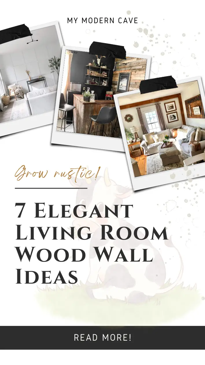 Living Room Wood Wall  Ideas Infographic