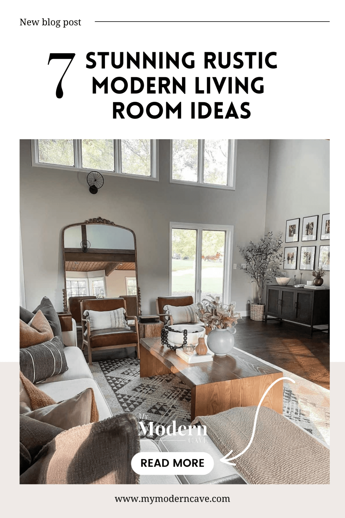 7+ Rustic Modern Ideas to Transform Your Authentic Farmhouse Living Room