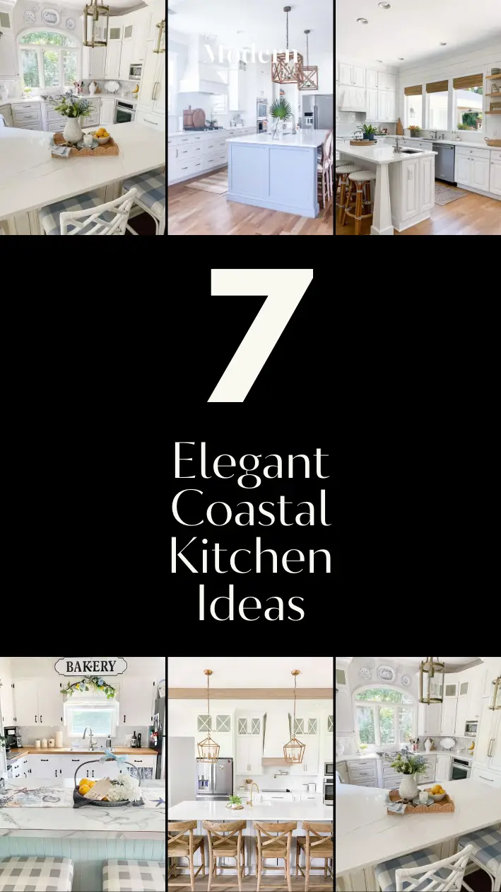 Coastal Kitchen Ideas Infographic