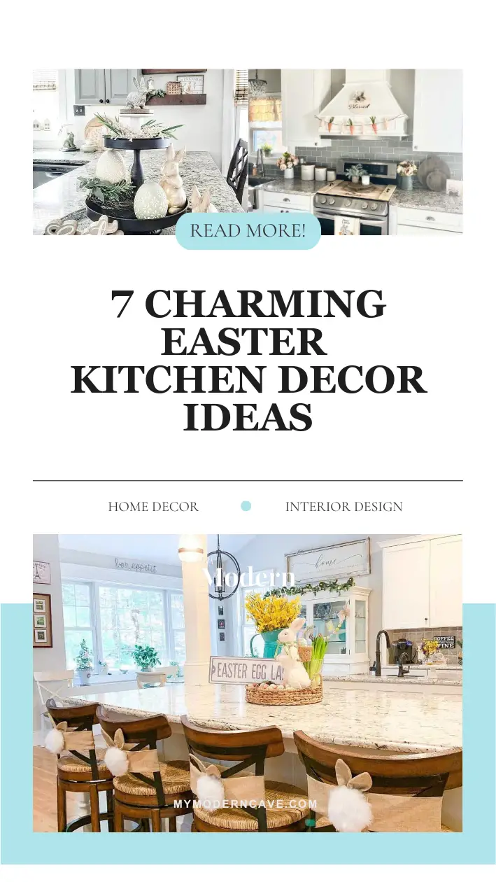 Easter Kitchen Decor Ideas Infographic
