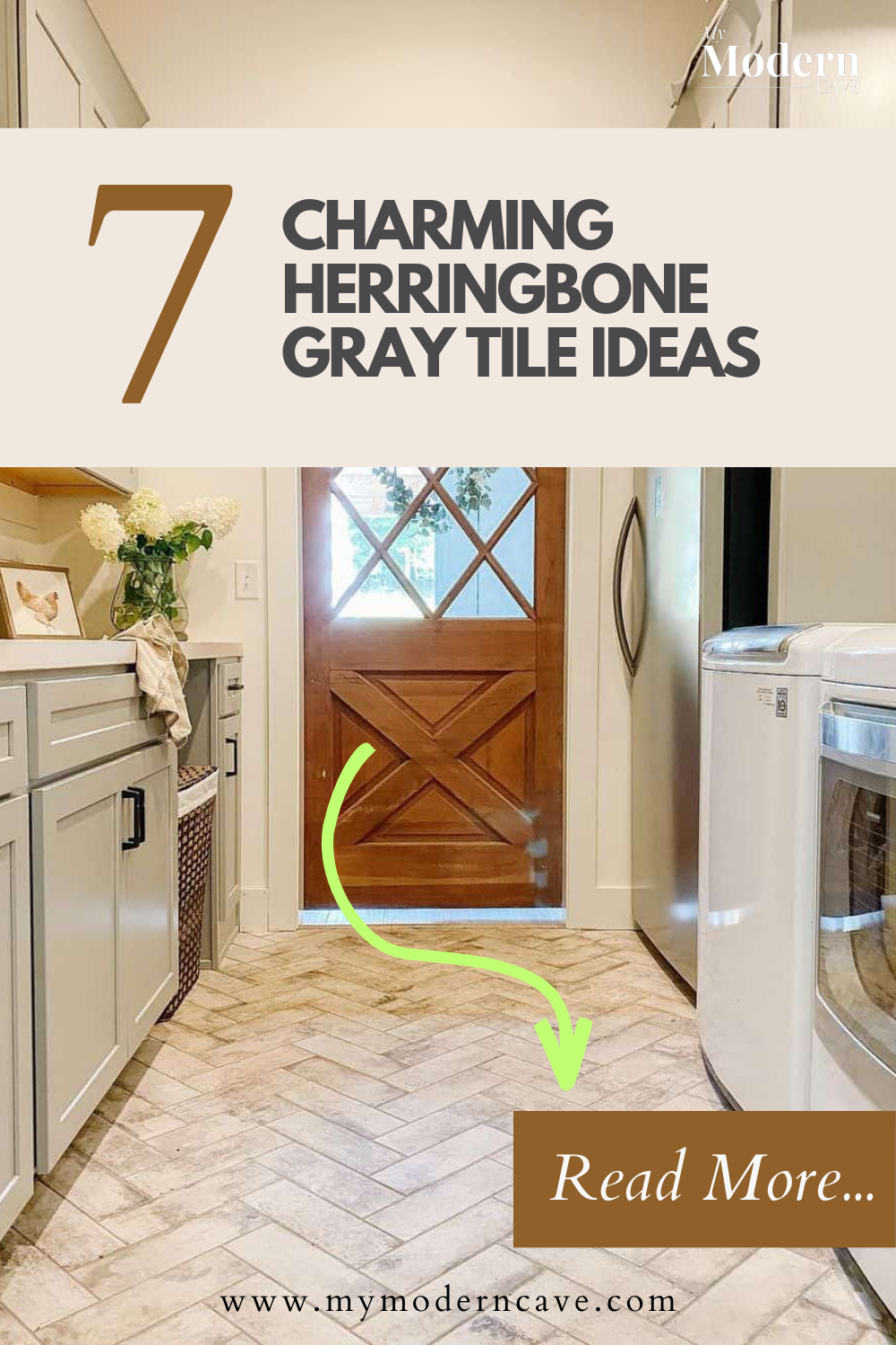 Herringbone Gray Tile  Ideas Infographic