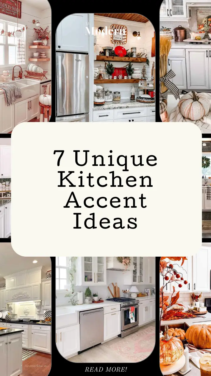 Kitchen Accent Ideas Infographic