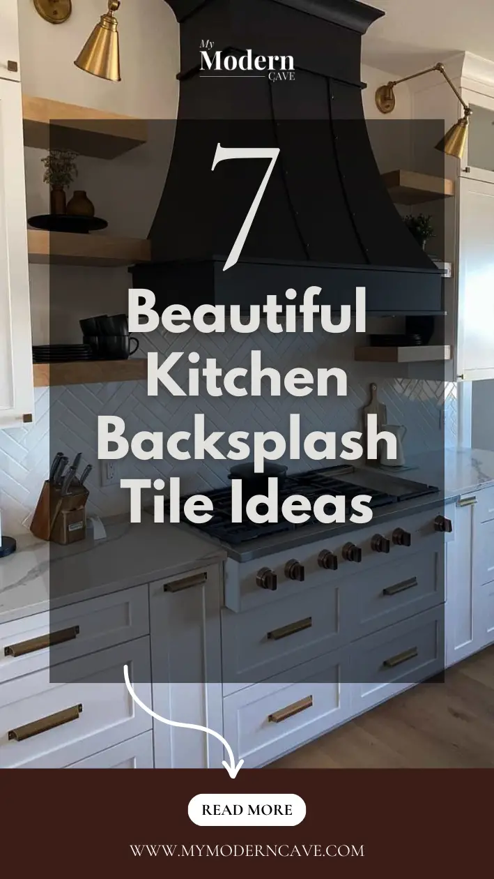 Kitchen Backsplash Tile Ideas Infographic