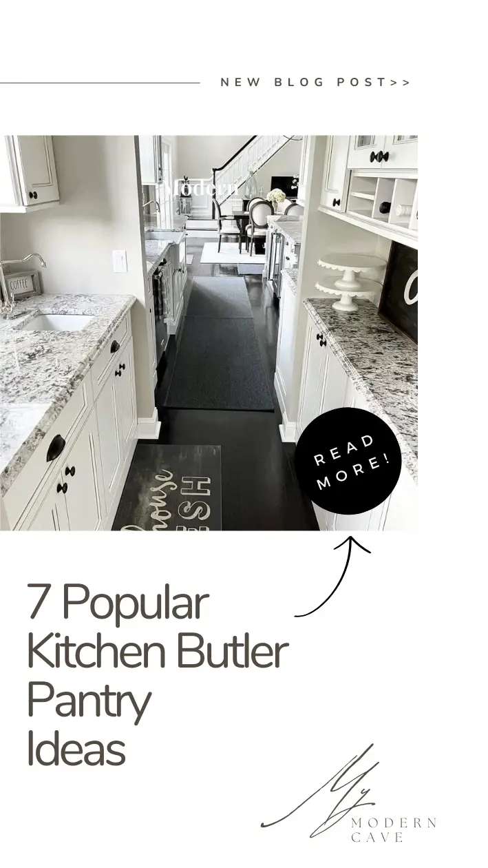 Kitchen Butler Pantry Ideas Infographic