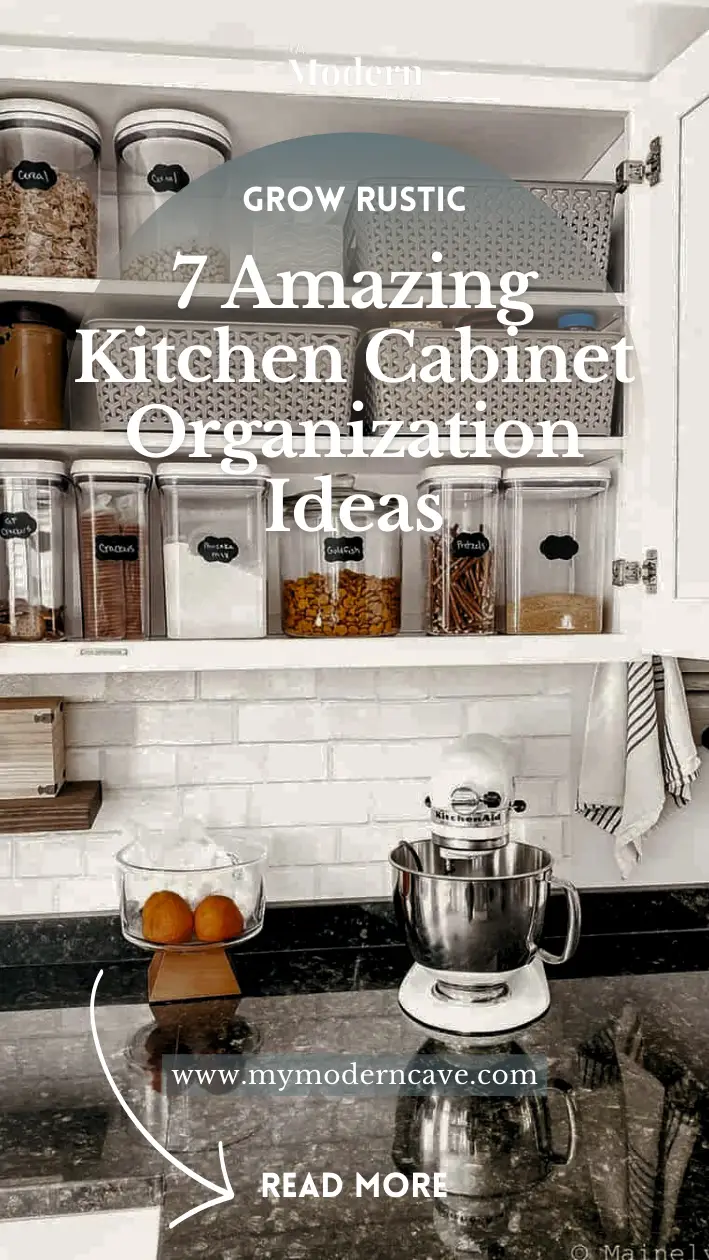 Kitchen Cabinet Organization Ideas Infographic