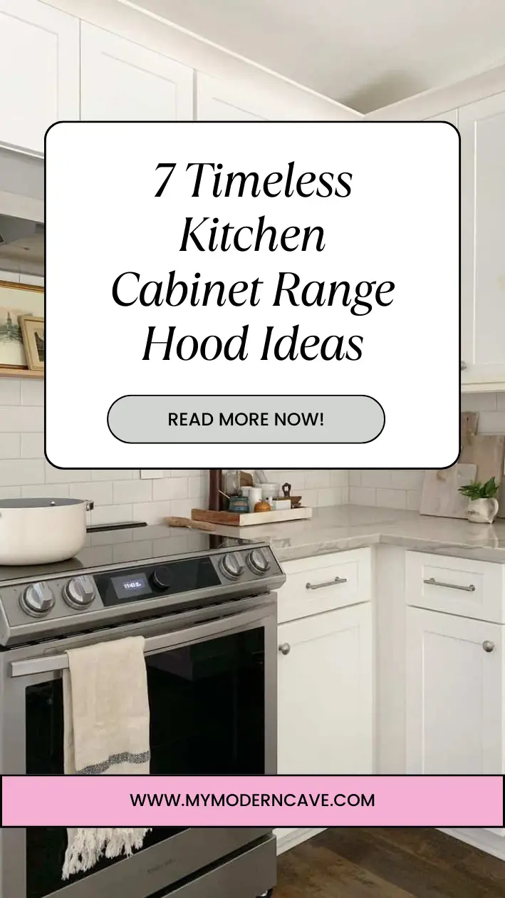 Kitchen  Cabinet Range Hood Ideas Infographic