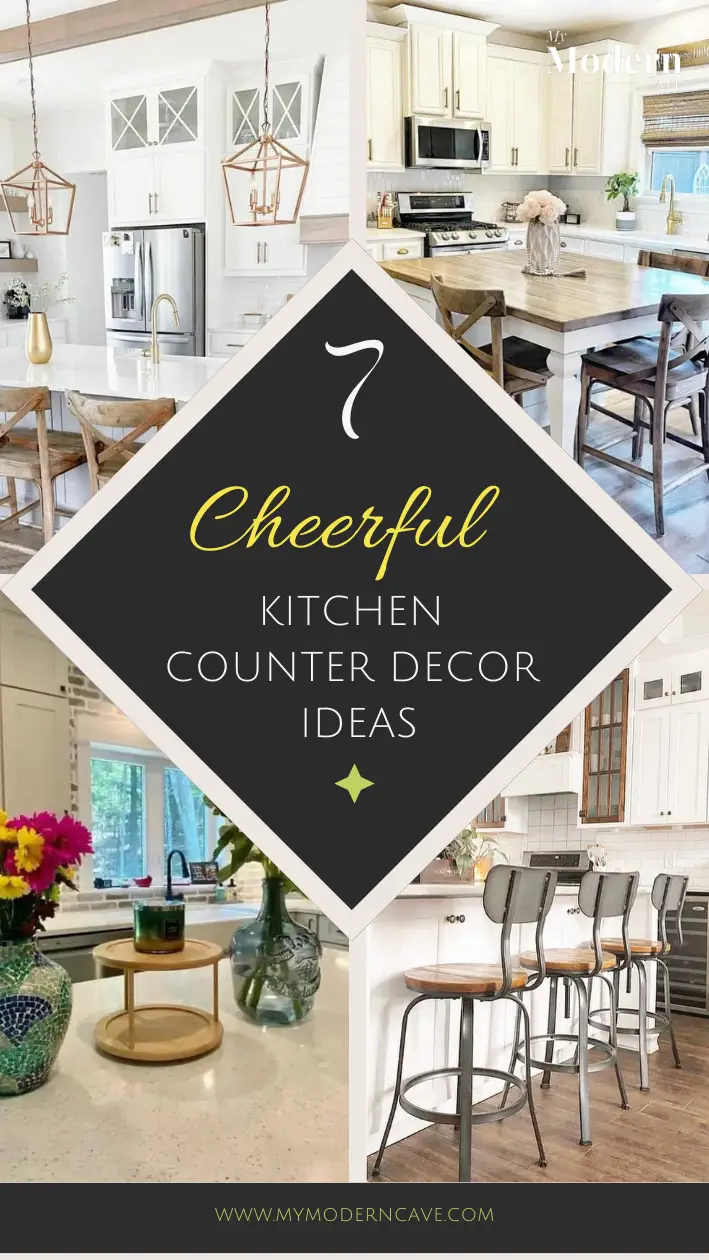 Kitchen Counter  Decor Ideas Infographic