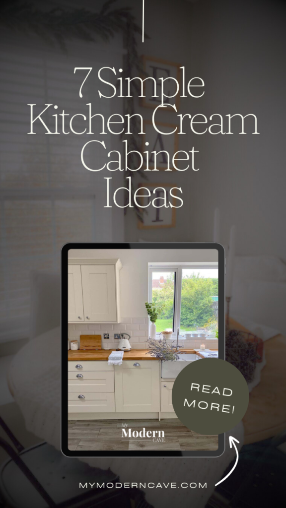 7+ Ideas to Embrace Cream Cabinets in a Modern Farmhouse Kitchen