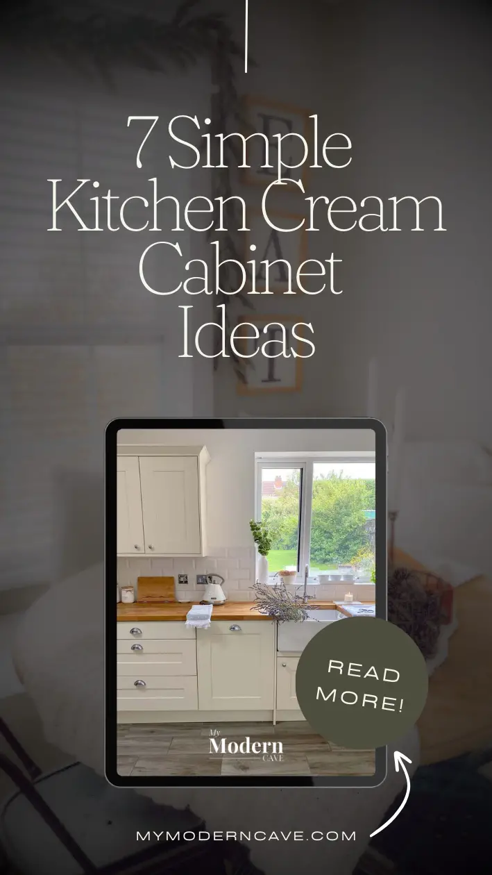 Kitchen Cream Cabinet  Ideas Infographic