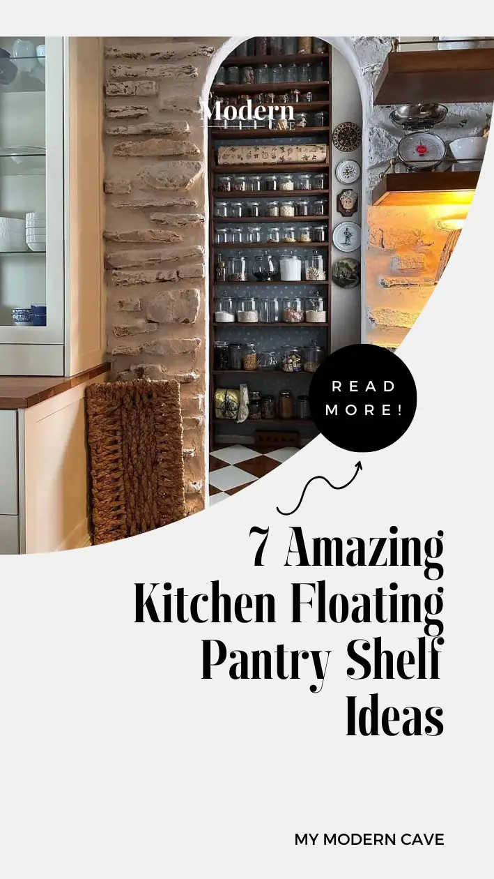Kitchen Floating Pantry Shelf Ideas Infographic