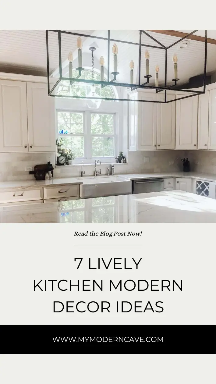 Kitchen Modern Decor Ideas Infographic