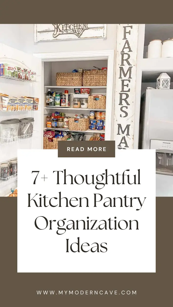 Kitchen Pantry Organization Ideas Infographic