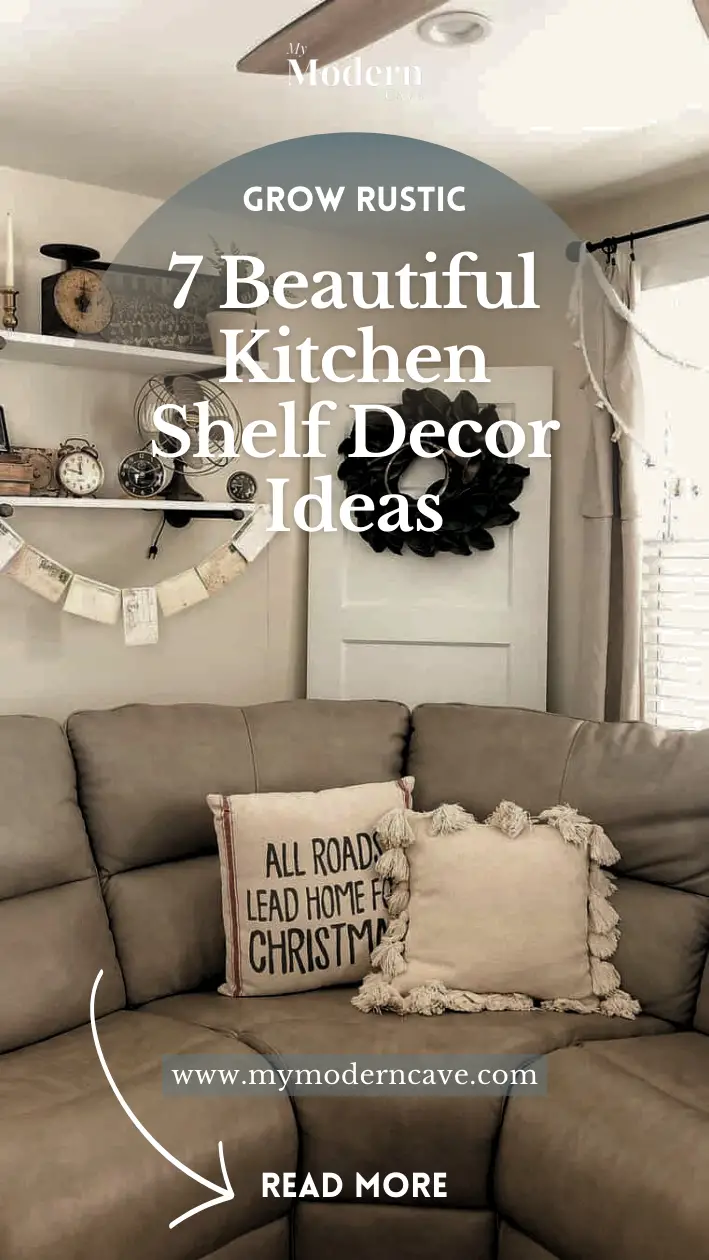 Kitchen Shelf Decor  Ideas Infographic