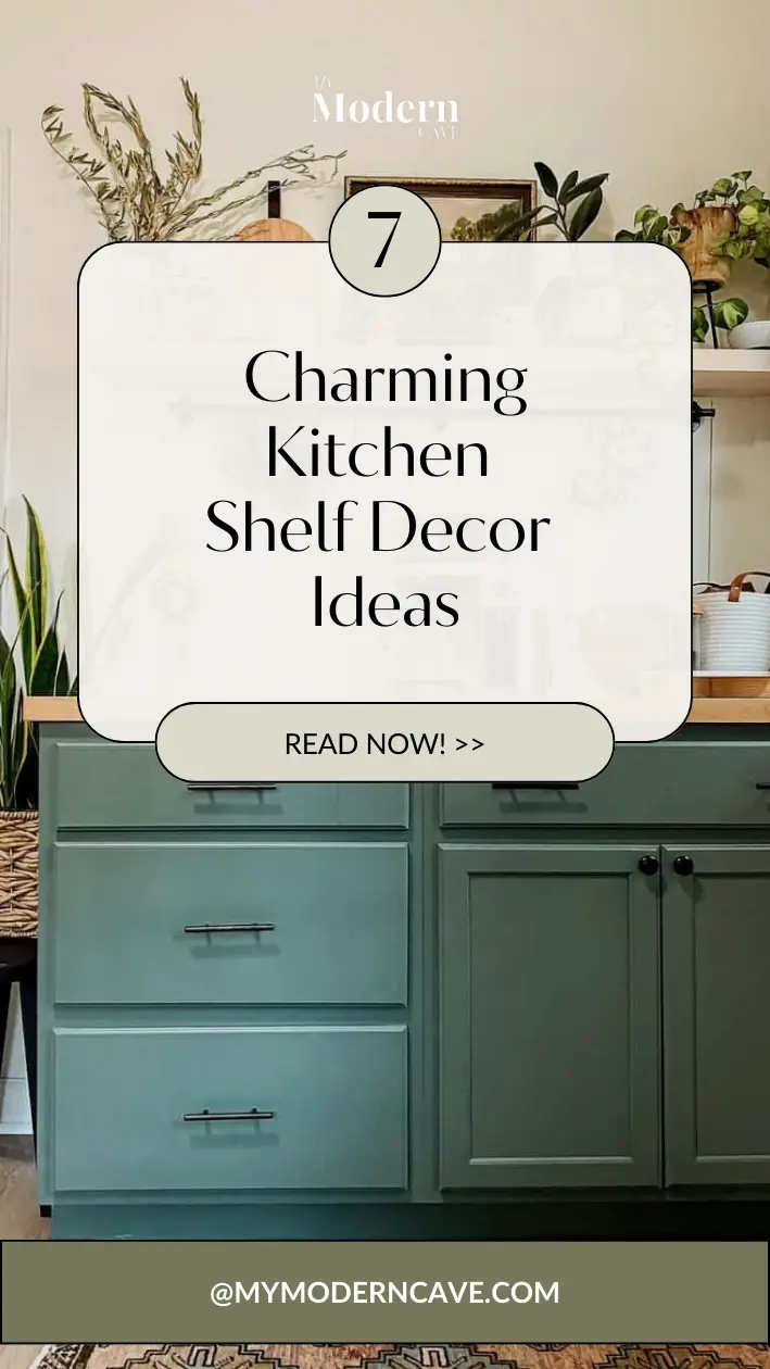 Kitchen  Shelf Decor Ideas Infographic