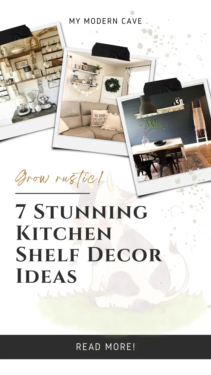 Kitchen Shelf Decor  Ideas Infographic