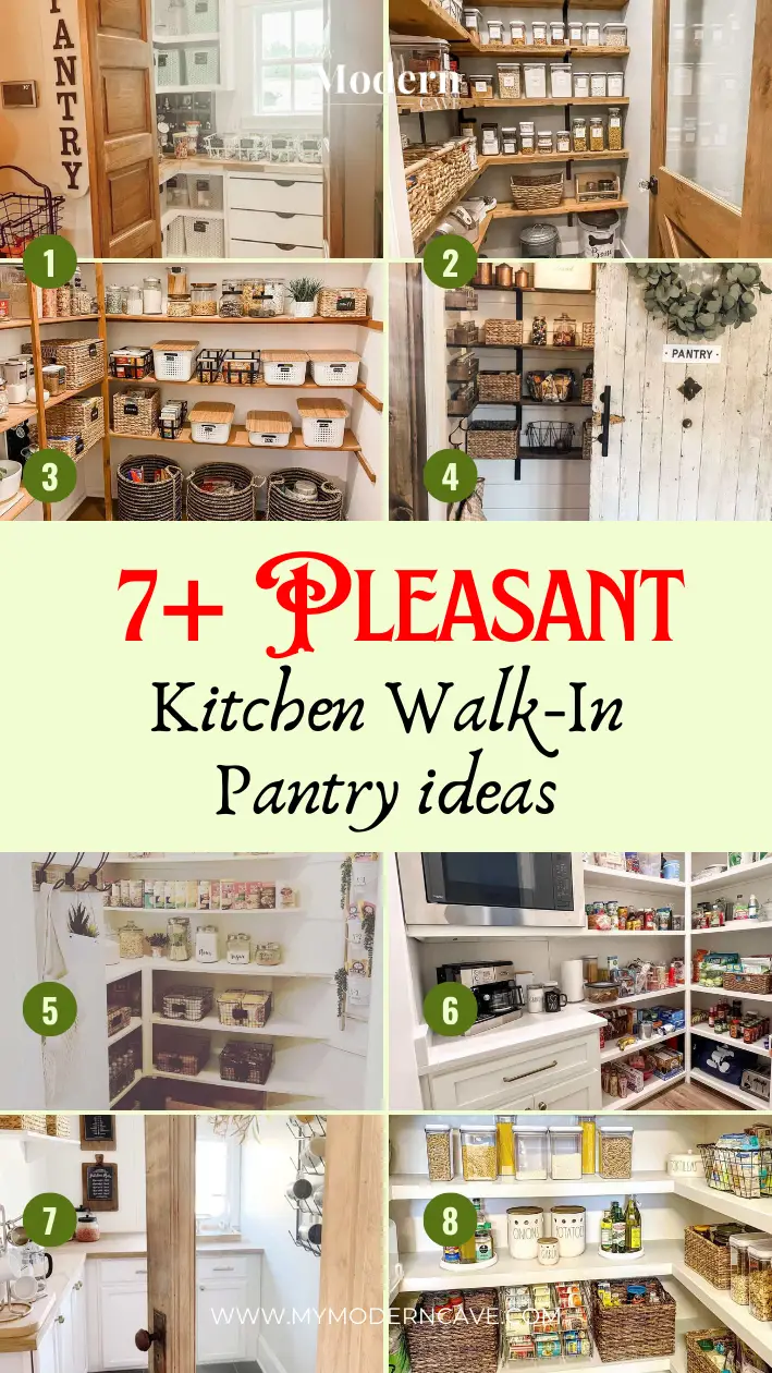 Kitchen Walk-In Pantry ideas Infographic