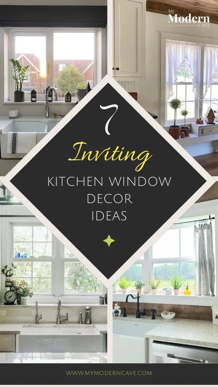 Kitchen Window Decor Ideas Infographic