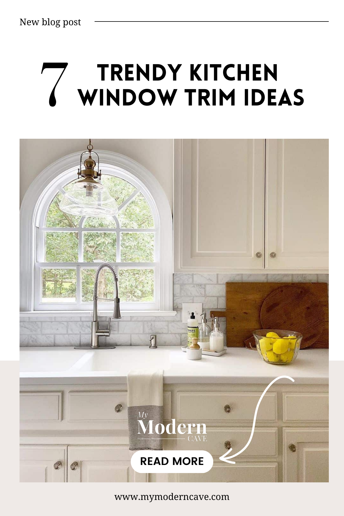 Kitchen  Window  Trim Ideas Infographic