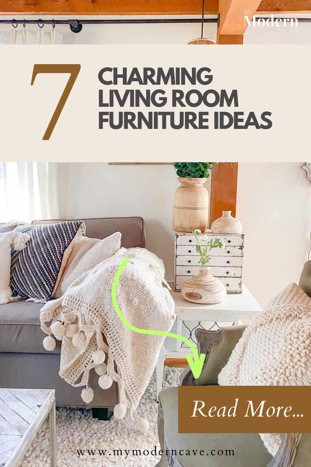 Living Room Furniture Ideas Infographic