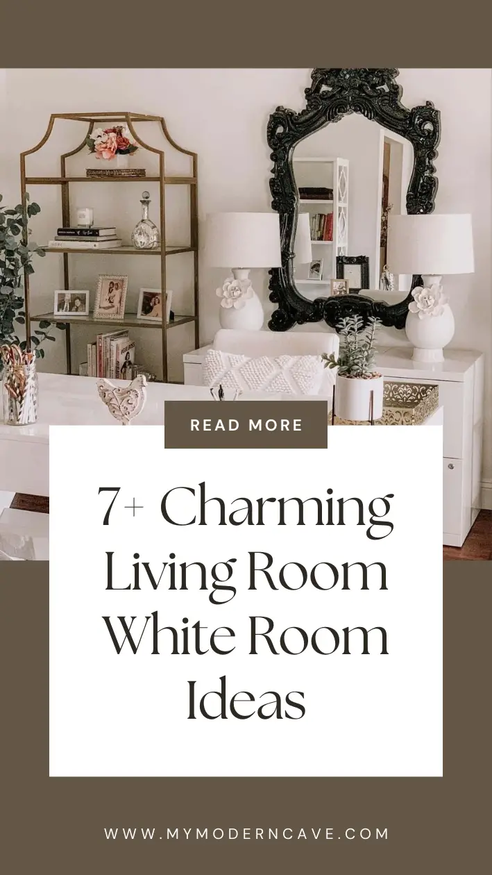 Living Room White Room Ideas Infographic
