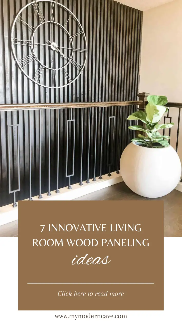 Living Room Wood Paneling Ideas Infographic