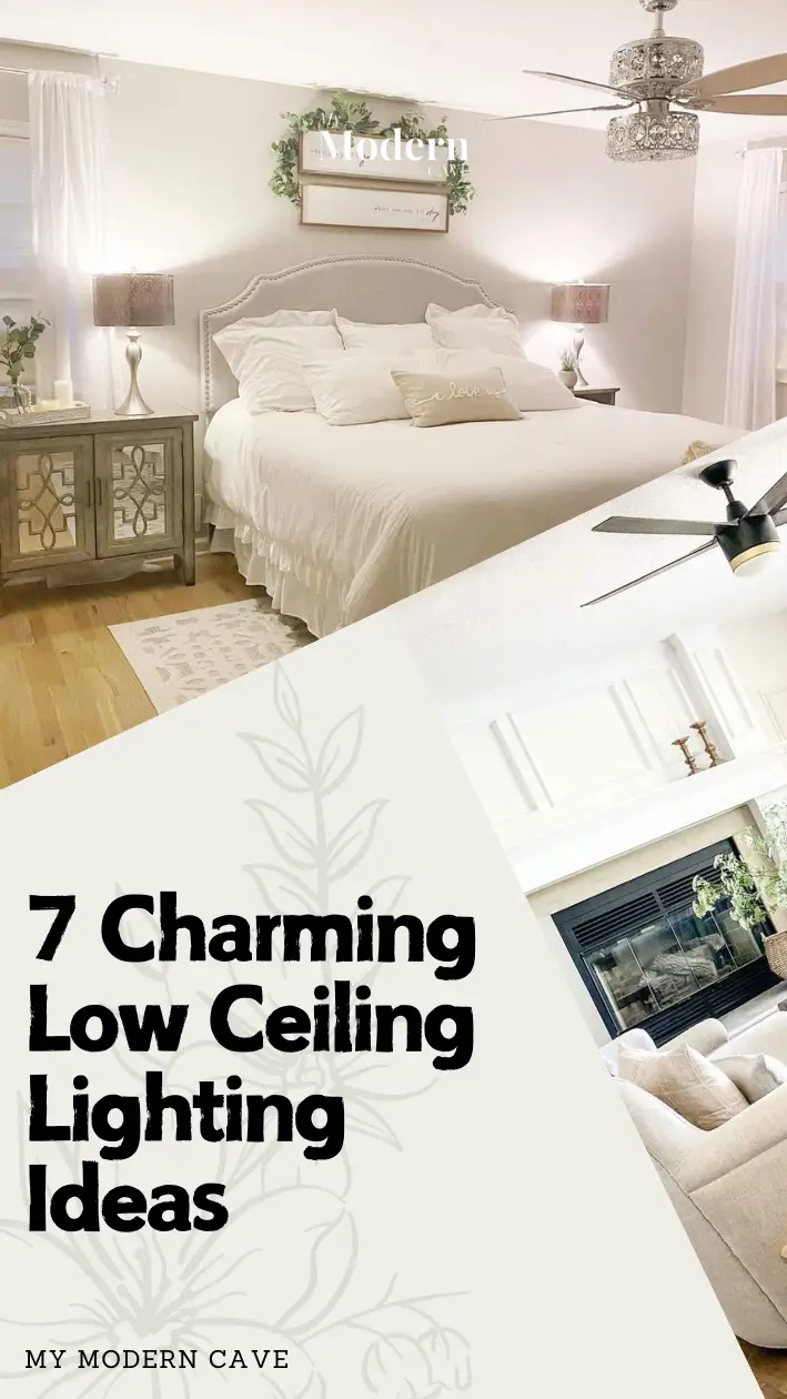 Low Ceiling Lighting Ideas Infographic