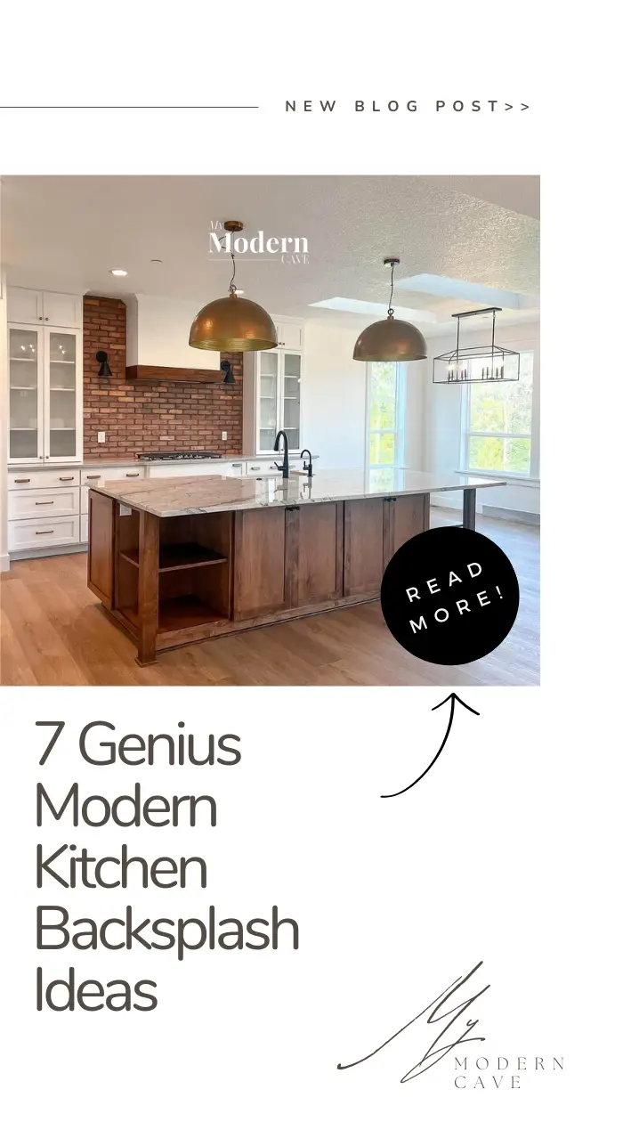 Modern Kitchen  Backsplash  Ideas Infographic