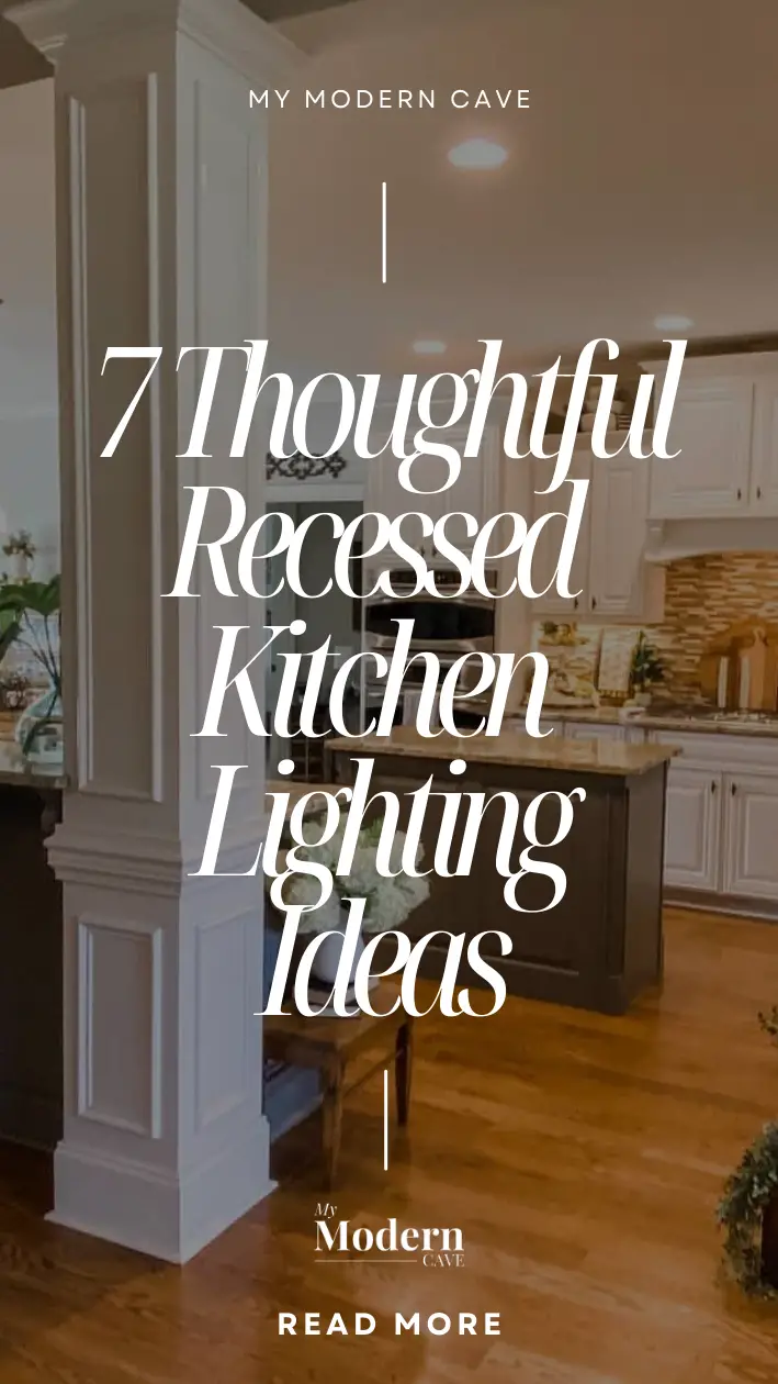 Recessed  Kitchen  Lighting Ideas Infographic 