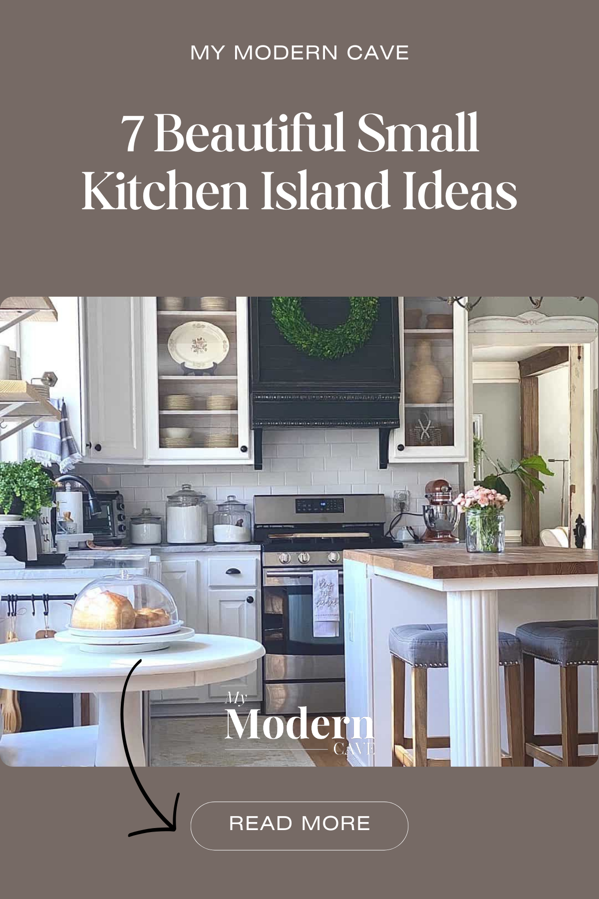 Small  Kitchen Island Ideas Infographic