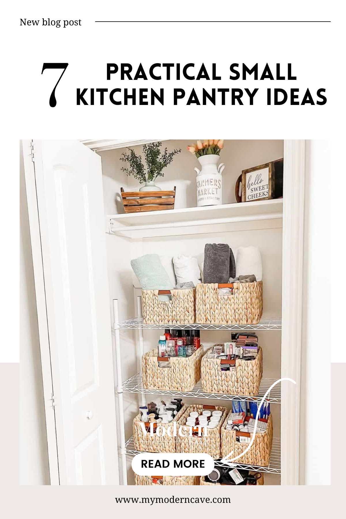 Small Kitchen Pantry Ideas Infographic