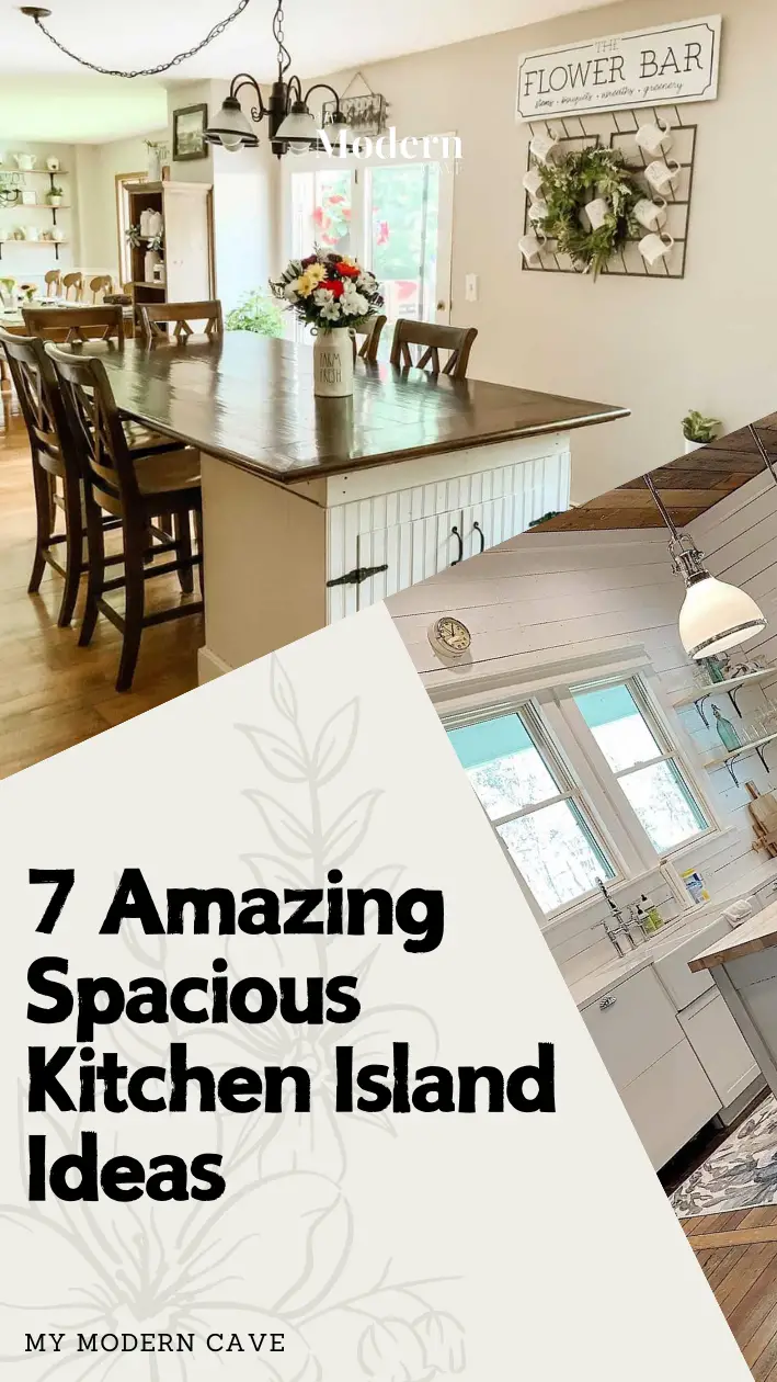 Spacious Kitchen Island Ideas Infographic