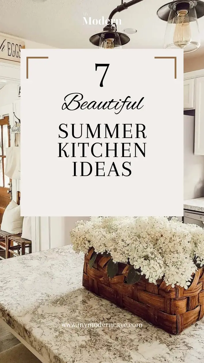 Summer Kitchen  Ideas Infographic