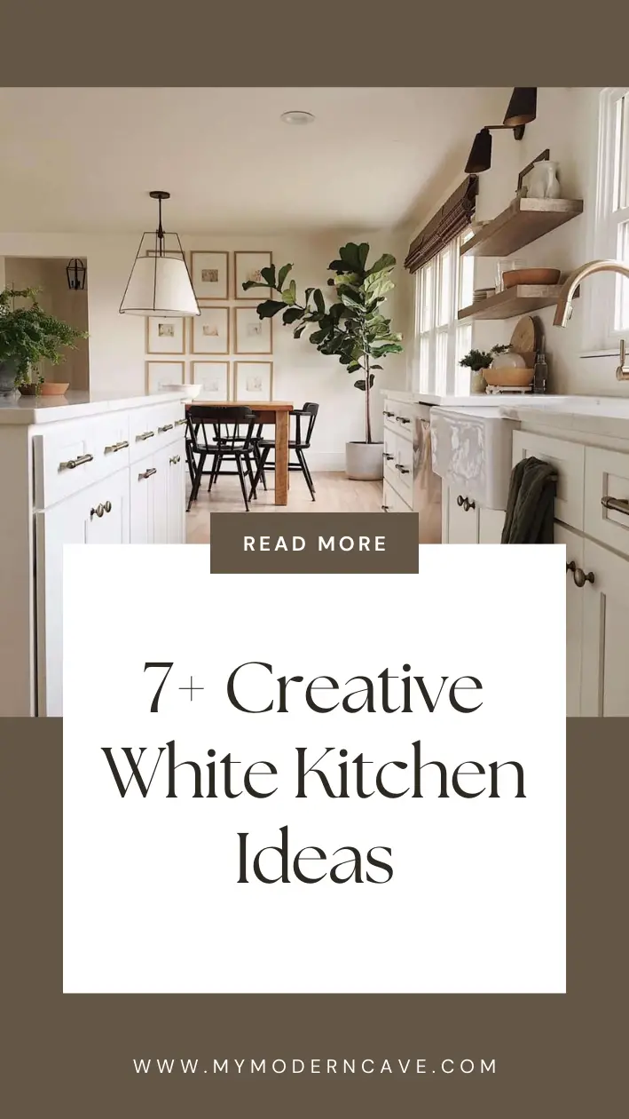 White Kitchen Ideas Infographic