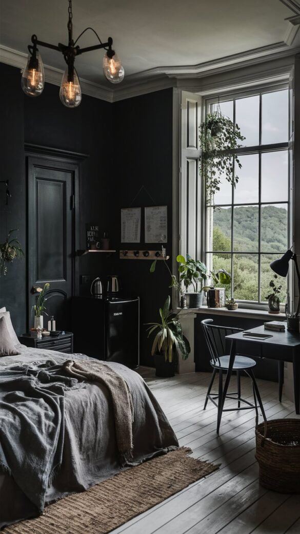 23+ Black Wall Ideas That You Can Watch All Day Long