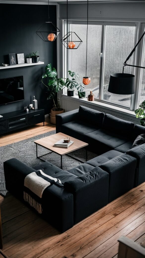 23+ Black Wall Ideas That You Can Watch All Day Long